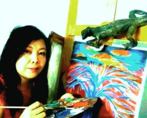 Gina Apostol, Bahagreyna, The Warrior Spirited Woman, Art, Art Feature, Art Profile, Artist, Art Works, Visual Artist, Filipino Artist, Filipina Artist, Pinay Artist, Feminist Artist, Feminist Art, Feminism Art, Feminist Artworks, Feminism, Iloilo, Philippines